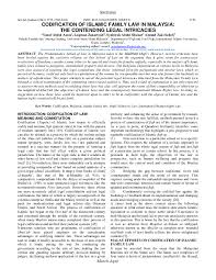 Studying lia 1008 family law at universiti malaya? Pdf Codification Of Islamic Family Law In Malaysia The Contending Legal Intricacies Abdul Azeez Yusuf Academia Edu