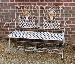 Unfortunately lots of these are sold out right now. Rustic French Metal Garden Bench