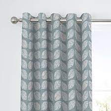 Glass shelves and shower caddies are practical yet elegant solutions to keep all your essentials neat and tidy. Fusion Delft Duck Egg Eyelet Curtains Dunelm