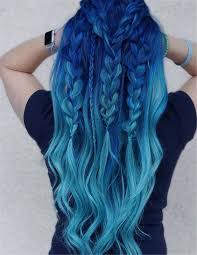 Light blue shades like pastel baby blue, won't be easily achievable on dark hair as they require a bleached blonde shade as a base first. 35 Shades Of Blue Hair Give You All The Color Inspiration Awesome Blue Hairstyle Imtopic