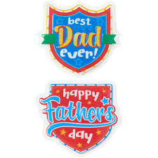 You wan sabi wia di celebration from come? Stationery Party Supplies Gold Glitter Happy Fathers Day Cake Topper Set Of 2 Handmade Products