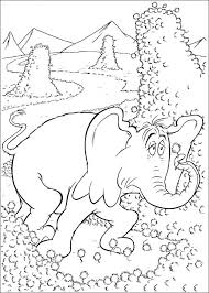 Seuss' horton hears a who! Horton Hears A Who Coloring Pages Books 100 Free And Printable