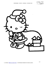 Cute christmas cat printable coloring page, kawaii christmas printable coloring page, christmas doodle for kids coloring sheet printable. Color Cute Xmas Cat Coloring Page Christmas 124