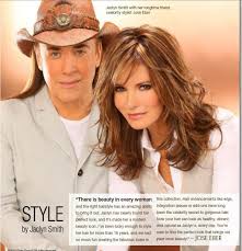 Jaclyn Smith On Her Wig And Falls Hair Design With Jose Eber Wig Hairstyles Hair Styles Medium Hair Styles