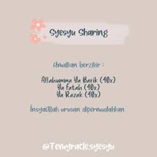 Maybe you would like to learn more about one of these? Januar Haikal On Twitter Sekarang Sedang Cuba Mengamalkan Zikir Ni Selepas Sembahyang Sebab Orang Cakap Zikir Ni Sangat Powerful 1 Allahuma Ya Barik 40 Kali 2 Ya Fatah 40 Kali 3