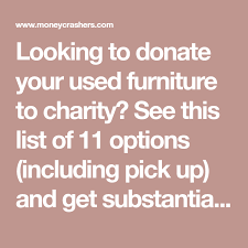 Where To Donate Used Furniture To Charity With Images Donate Furniture Charity Buying Furniture