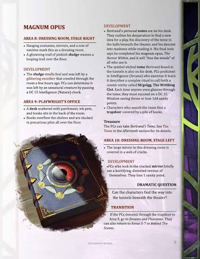 The Horror Within, 8th-Level One Shot (5E - PDF)