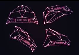 Es hora de disfrutar con los juegos arcade cuidado que cuando explotan de esta manera no ganas puntos. Almohada Larga Las Naves Espaciales De Neon Son Un Conjunto De Invasores Atacantes O Combatientes Defensores Con Estilo De Juego De Arcade Retro De Los 80 Y Contorno Geometrico Laser Pixers