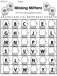 Missing Mittens Write The Missing Letters Of The Alphabet Part Of The Winter Kin Kindergarten Literacy Worksheets Literacy Worksheets Winter Kindergarten