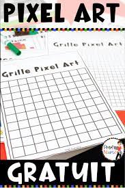 Pour faire ce pixel art, téléchargez et imprimez l'image, qui comporte le modèle coloré en pixel et une grille vierge. Dessins Pixel Art Numerique Prof Numeric