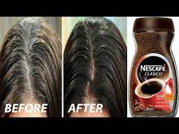 White Hair To Black Permanently In 30 Minutes Naturally Coffee For Jet Black At Home 100 Works Youtube Coffee Hair Coffee Hair Dye How To Darken Hair