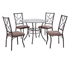 Dia mixed metal & glass dining table w/ 12 chairs by steel klismos 8' x 4.5' $8,999.99. 5 Pcs Set Brand Round Glass Metal Dining Room Kitchen Table And 4 Chairs Buy Folding Dining Table Small Package Dining Set 1 4 Dining Set Product On Alibaba Com