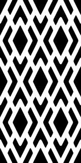 Black And White Wall Stencil Designs Black And White Geometric Stencil Stencil Patterns Stencils Wall