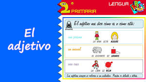 Resultado de imagen para ADJETIVOS
