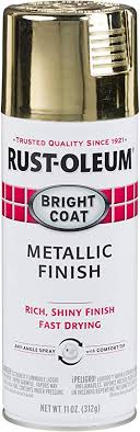 Rust Oleum 7710830 Stops Rust Bright Coat Metallic Spray Paint 11 Oz Gold Spray Paints Amazon Com