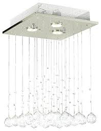 Drop ceilings, or suspended ceilings, add a modern architectural touch in homes and can offer some great options for lighting. Jac D Lights J10 C9071s 3us Modern Rain Drop Lighting Crystal Ball Fixture Pendant Chandelier 18 By 12 Inch Buy Online In Antigua And Barbuda At Antigua Desertcart Com Productid 958877