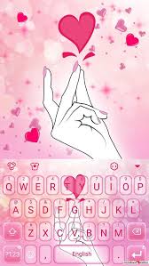 It was created to be used with most android versions! Download Love Hearts Keyboard Theme Go Keyboard Themes 4891325 Theme Keyboard Adorable Cute Hearts Romantic Love Mobile9