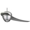 The main cooling effect is felt from directly beneath a ceiling fan and drops off dramatically within about 2 feet from the blades. 1