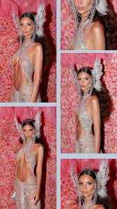 P Dthomasgrist Emrata Met Gala 19 Met Gala Backless Dress Formal Gala
