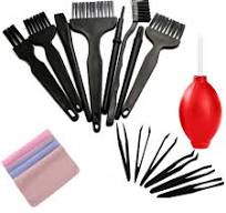 Small Anti Static ESD Safe Cleaning Dust Brush Kit for Phone Computer  Keyboard Laptop Screen Camera Lens,ESD Precision Plastic Tweezers  Set,Microfiber ...