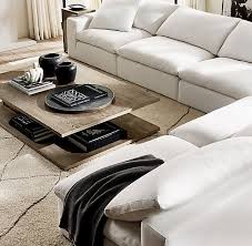 Coffee Table Cloud Modular Floating Coffee Table Chaise Sofa Modular Sofa Sectional