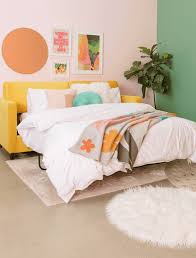 Tips for turning your home office into a guest room. Double Duty From Home Office To Guest Room Oh Joy