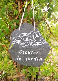 Ardoise Decorative Decoration De Jardin Pancarte Panneau De Jardin Decoration Terrasse Creation Troglodyte Planting Hydrangeas Asian Decor Hydrangea Care