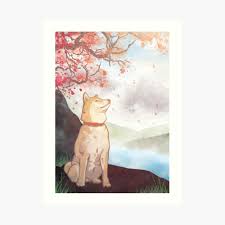 Shiba Inu Art Print By Blickwandler Sponsored Inu Shiba Art Blickwandler Ad Shiba Inu Art Prints Art
