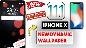 apple iphone x dynamic wallpaper leaked