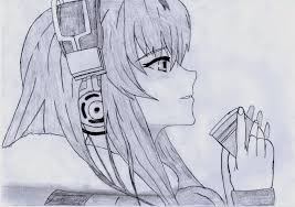 55 beautiful anime drawings art and design. Cute Anime Girl Easy Draw Manga Expert