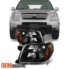 Find 28,373 used honda pilot listings at cargurus. Fit 06 08 Honda Pilot Black Bezel Projector Headlights Headlamps Replacement Ebay