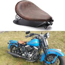 For Harley Softail Springer Bobber Chopper Motorcycle Solo Seat Spring  Saddle