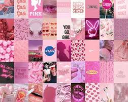 See pink aesthetic stock video clips. 80 Pcs Pink Aesthetic Collage Kit In 2021 Wall Collage Wall Collage Decor Photo Wall Collage