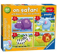 Enjoy the best free online jigsaw, with a new puzzle every day. Ravensburger My First Puzzle On Safari 2 3 4 5 Piece Jigsaw Puzzles Animal Toy Shop
