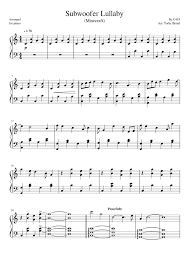 Www.musicnotes.com/l/rftbf want to learn the piano? Subwoofer Lullaby Minecraft Sheet Music For Piano Solo Musescore Com