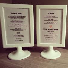 Dinner Menu For Wedding Ikea Tolsby Frame Dinner Menu Menu Dinner