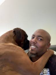 When you own a boxer personal space is non existent 🤣