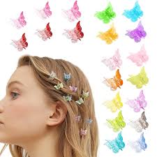 Claw Clip Butterfly Clips U2013 Amanda Bella Small Butterfly Clips Small  Butterfly Clips Styles