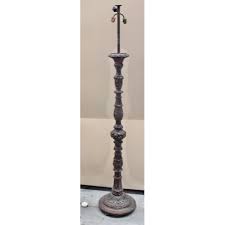 This gorgeous lamp is made from metal that makes it robust and durable. Carved Wood Floor Lamp Inessa Stewart S Antiques