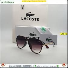 نظارات lacoste رجالية احصل عليها الان مع الملحقات كيس وعلبة ومنديل وكرت هدايا هنوف square sunglass clubmaster style