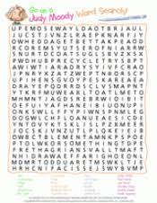 Hermit crab printable hermit crab coloring pages ela. Activities For The Judy Moody Series Printable 1st 5th Grade Teachervision