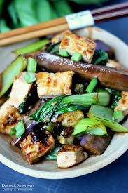 Spicy Asian Eggplant Tofu Bowls Recipe Japanese Eggplant Recipes Eggplant Recipes Eggplant Tofu Recipe