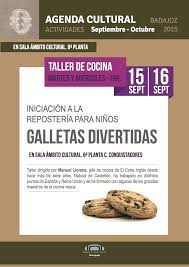 Curso de preparación y servicio de comida rápida. Cartel Taller De Cocina Para Ninos El Corte Ingles De Badajoz Curso En Badajoz Extremadura Com