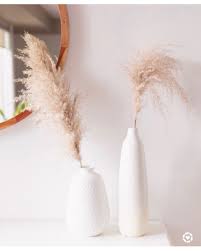 Pampas Grass Pampas Grass Decor Vase Set Floor Vase