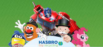 From toys and games to television, movies Spielzeug Recycling Hasbro Spielzeug Recycling