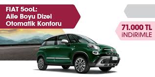 En ucuz arabalar ve fiyatları. Guncel Fiat 500l Kampanyasi