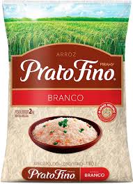Arroz Branco tipo 1 PRATO FINO 2kg