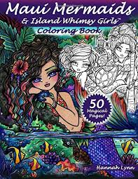 Page 1 page 2 next. Maui Mermaids Island Whimsy Girls Coloring Book Lynn Hannah Amazon De Bucher