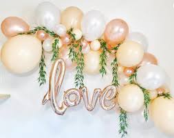 Balloon garlands will add pops of color and a touch of whimsy. Diy Balloon Garland For Bridal Shower Bridal Shower 101