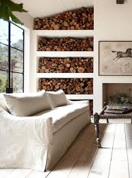 Wood Storage Ideas Inside House Rough Luxe Design House Interior Interior